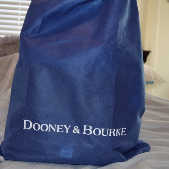 Dooney & Bourke Wexford Leather Small Brenna Black & Tan - Picture 5 of 8